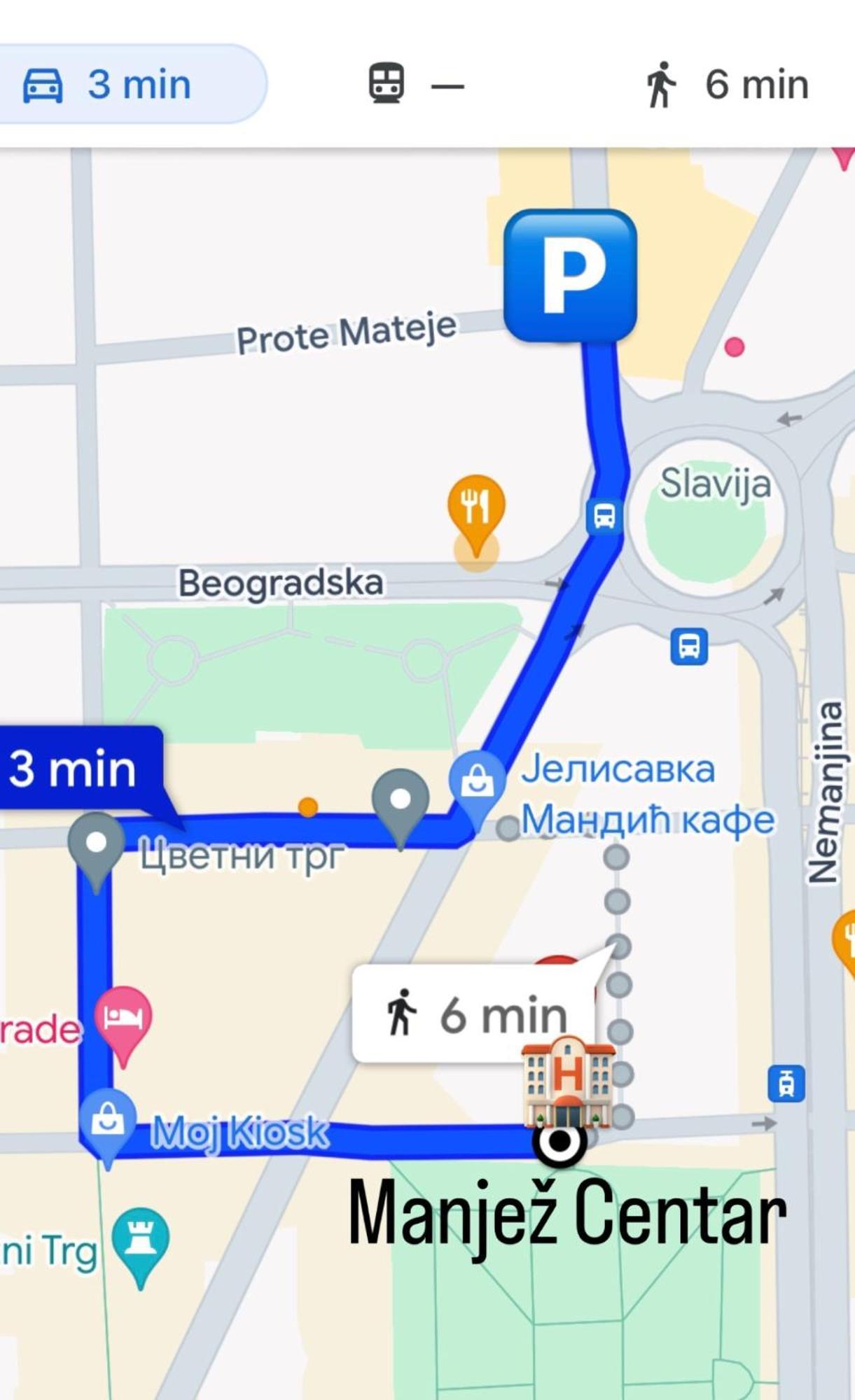 Hotel Manjez Centar Belgrad Zewnętrze zdjęcie